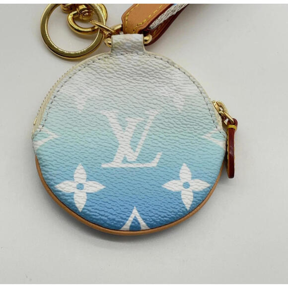 Louis Vuitton By the Pool Lanyard Multi Coin Case LV Blue - Picture 4 of 9